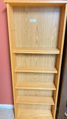 Oak Finish 8 Shelf Storage / Bookcase