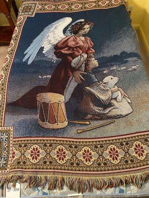 Angel, Drummer Boy and Lamb Throw