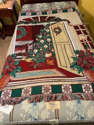 Christmas Scene Throw