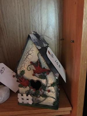 Christmas Decor Birdhouse