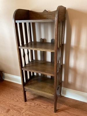 Mission Style Wooden Bookshelf