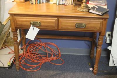 Wooden Desk with 2 Drawers