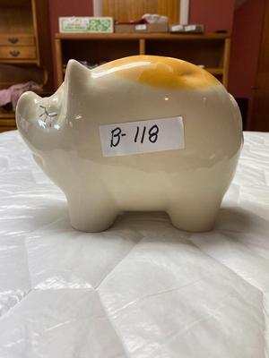 6" Ceramic Piggy Bank