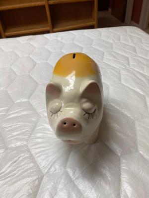 6" Ceramic Piggy Bank