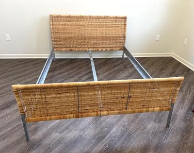 IKEA Queen Rattan Bed Frame