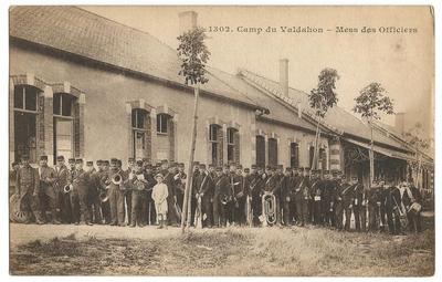 Postcard of Camp Valdahon - WWI French Band