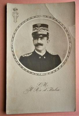 Real Photo Postcard of Victor Emmanuel III