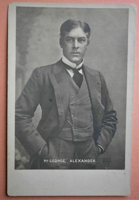 RPPC of English Actor Mr. George Alexander