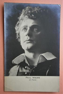 Real Photo Postcard of Paul Wiecke Stage Actor