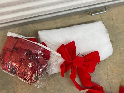 Felt Red Bow Lot