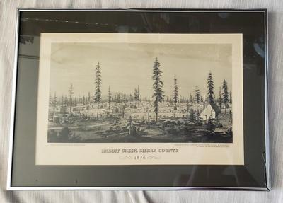 Lithograph, Rabbit Creek Sierra County