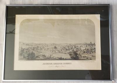 Lithograph, Jackson  Amador County