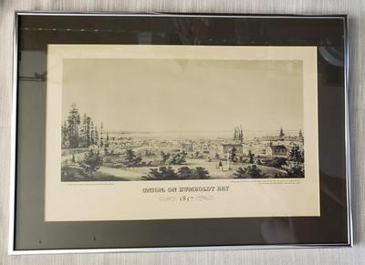 Lithograph, Union on Humboldt Bay