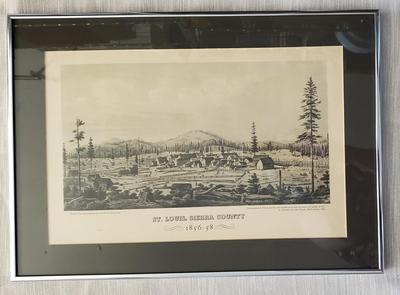 Lithograph, St. Louis Sierra County