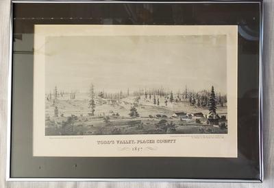 Lithograph, Todd's Valley Placer County