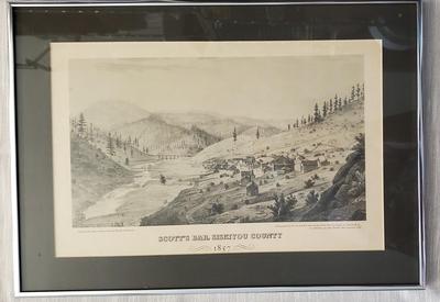 Lithograph, Scott's Bar Siskiyou County