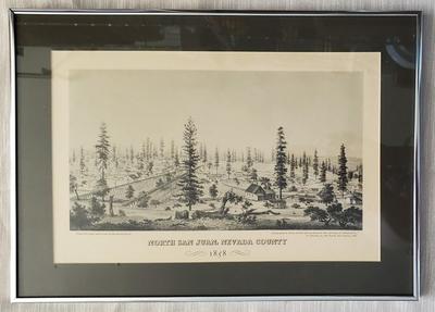 Lithograph, North San Juan Nevada County