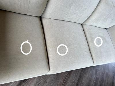 CRATE & BARREL MANCAVE Upholstered Couch *Read Details