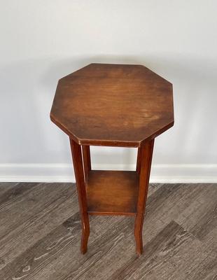 Solid Wood Side Table Or Plant Stand
