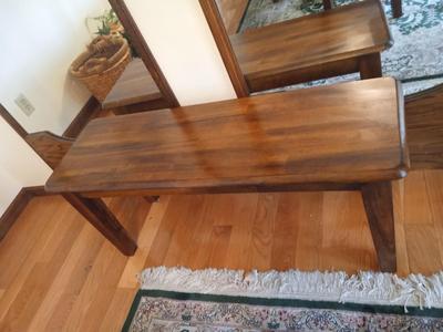 SOLID WOOD BENCH IN GREAT SHAPE