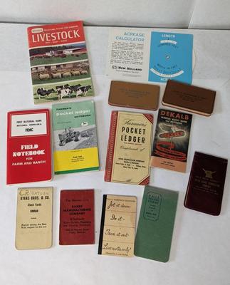 Agriculture Ledgers, Pocket Books, and Ephemera
