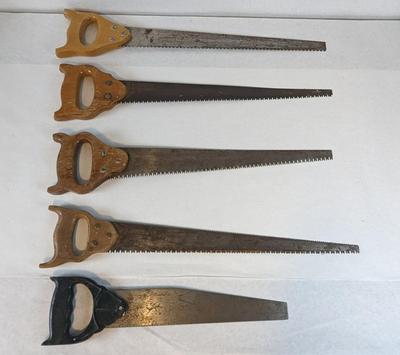 Double Edged Wood Handle Hand Saws