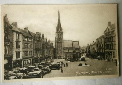 Durham Market Place, England