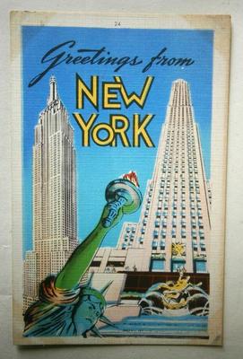 Greetings from New York,