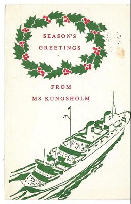 Seasons Greetings from MS Kungsholm