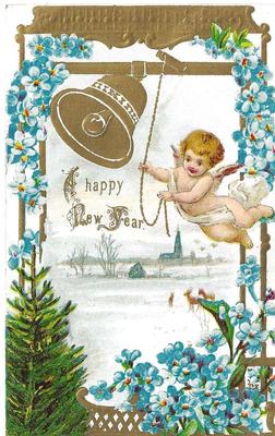 Embossed New Years Card