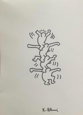 Keith Haring Original Drawing