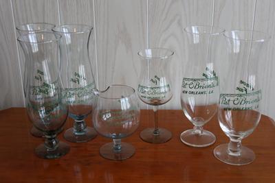 Pat O'Brien's New Orleans, LA Collectible Glasses