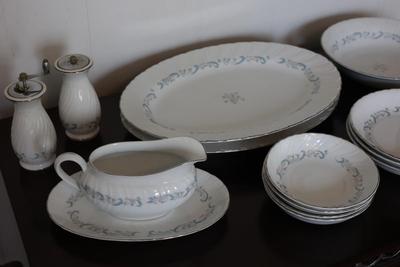 CAMELOT China - Serving Platters, Gravy Boat & Underplate, Salt & Pepper Mill, Large & Small Bowls