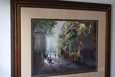 Large Framed Print Artwork of New Orleans