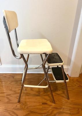 Vintage Cosco Step Stool Chair