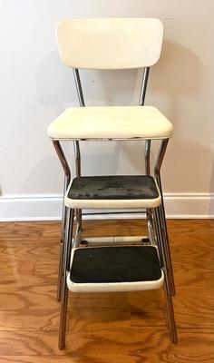 Vintage Cosco Step Stool Chair