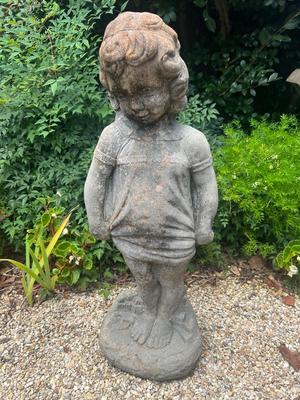 Concrete Garden Statue 31â€ Tall