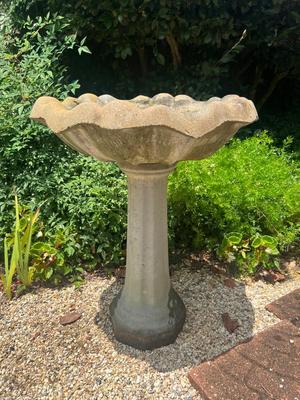 Concrete Bird Bath