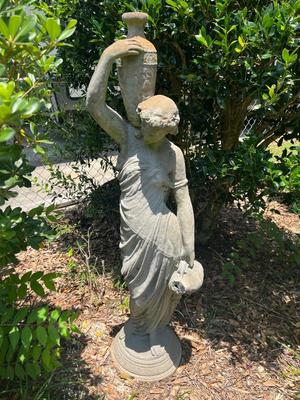 Rebecca by the Well Concrete Garden Statue 56â€ Tall