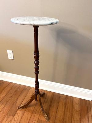 Marble Top Fern or Plant Stand