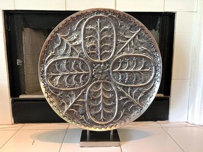 Large Ornate Silver Home Decor