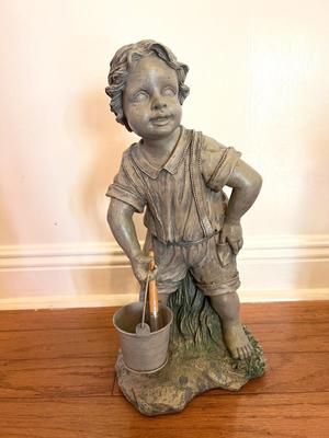 Outdoor Resin Boy & Girl Statue *Read Details