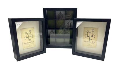 Shadow Box Lot of 3