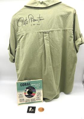 PETE FOUNTAIN Autograph Shirt & Lot