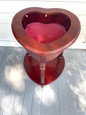 Heart Shape Table~ No Glass