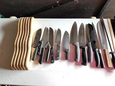 Knives with Block