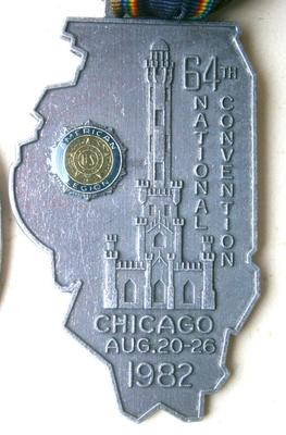 3 Vintage American Legion National Convention Medals