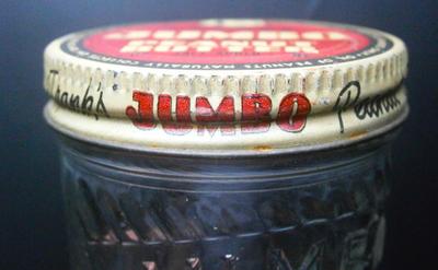 JUMBO Elephant Peanut Butter Jar