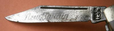 NEW BRITAIN Advertising Pocket Knife