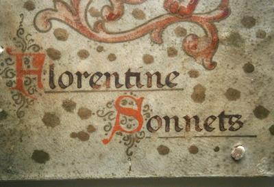 "Florentine Sonnets" 1906 Written and Illustrated by William Leighton